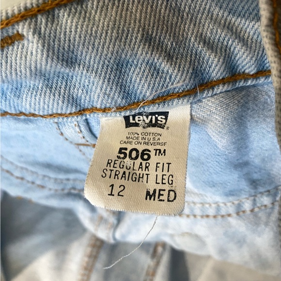 80s LEVIS 506 STRAIGHT LEG JEAN - Picture 2 of 5